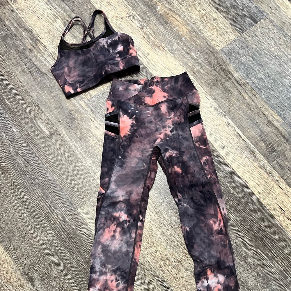 HVIII Brand x BonSchro matching sports bra and legging set